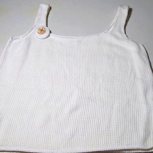 Women's Knitted White Top